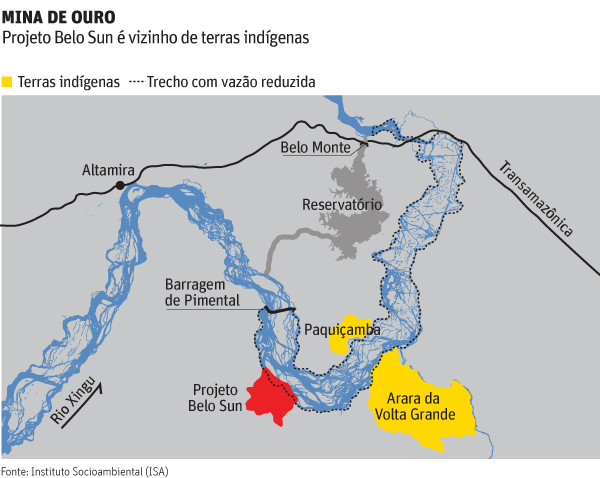 xingu river map