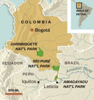 Amazonian Tribes Map