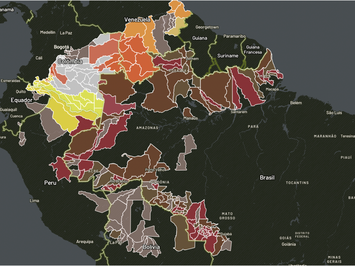 Amazon Underworld – Interactive Map “Armed Groups”