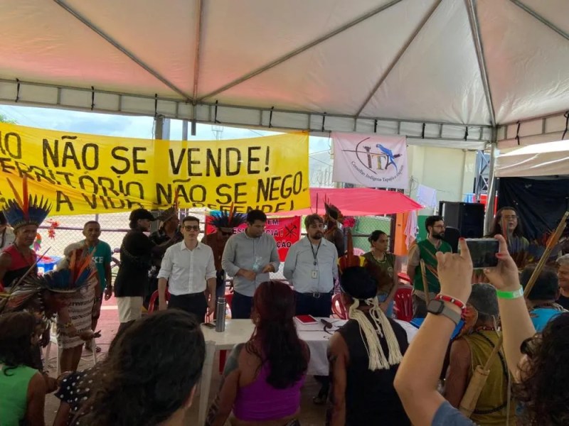 Após 16 dias de ocupação, movimento indígena mantém pressão sobre governo federal em Santarém