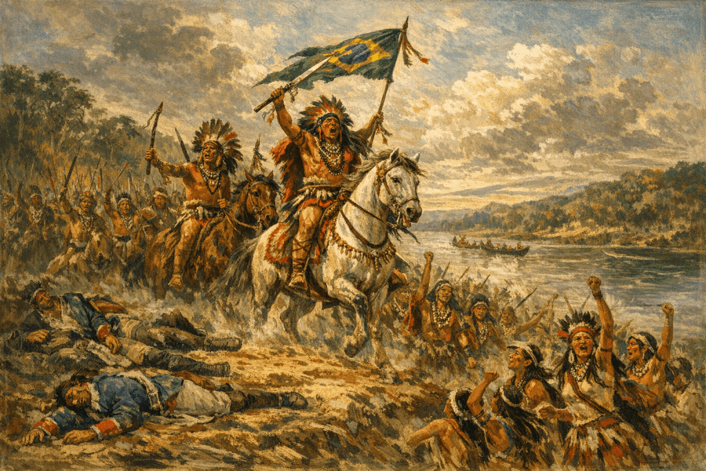 Independência indígena ou morte! Independência indígena ou morte!