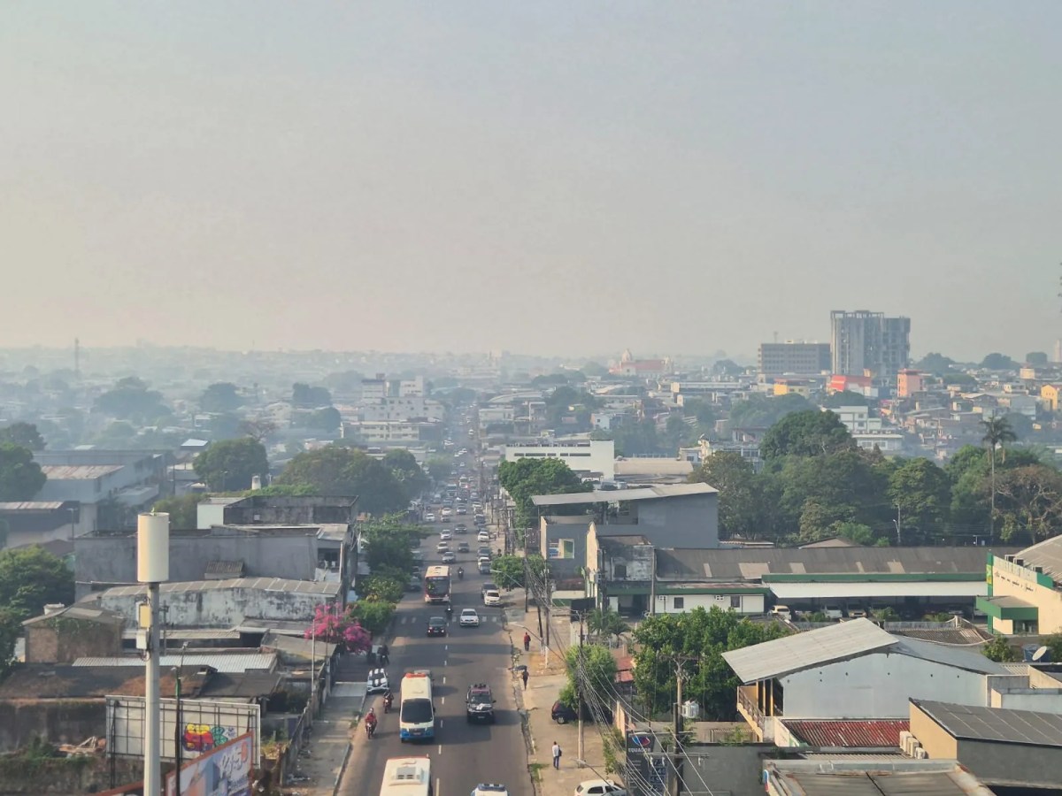 Manaus registra alta de 964% na poluição do ar em 34 dias